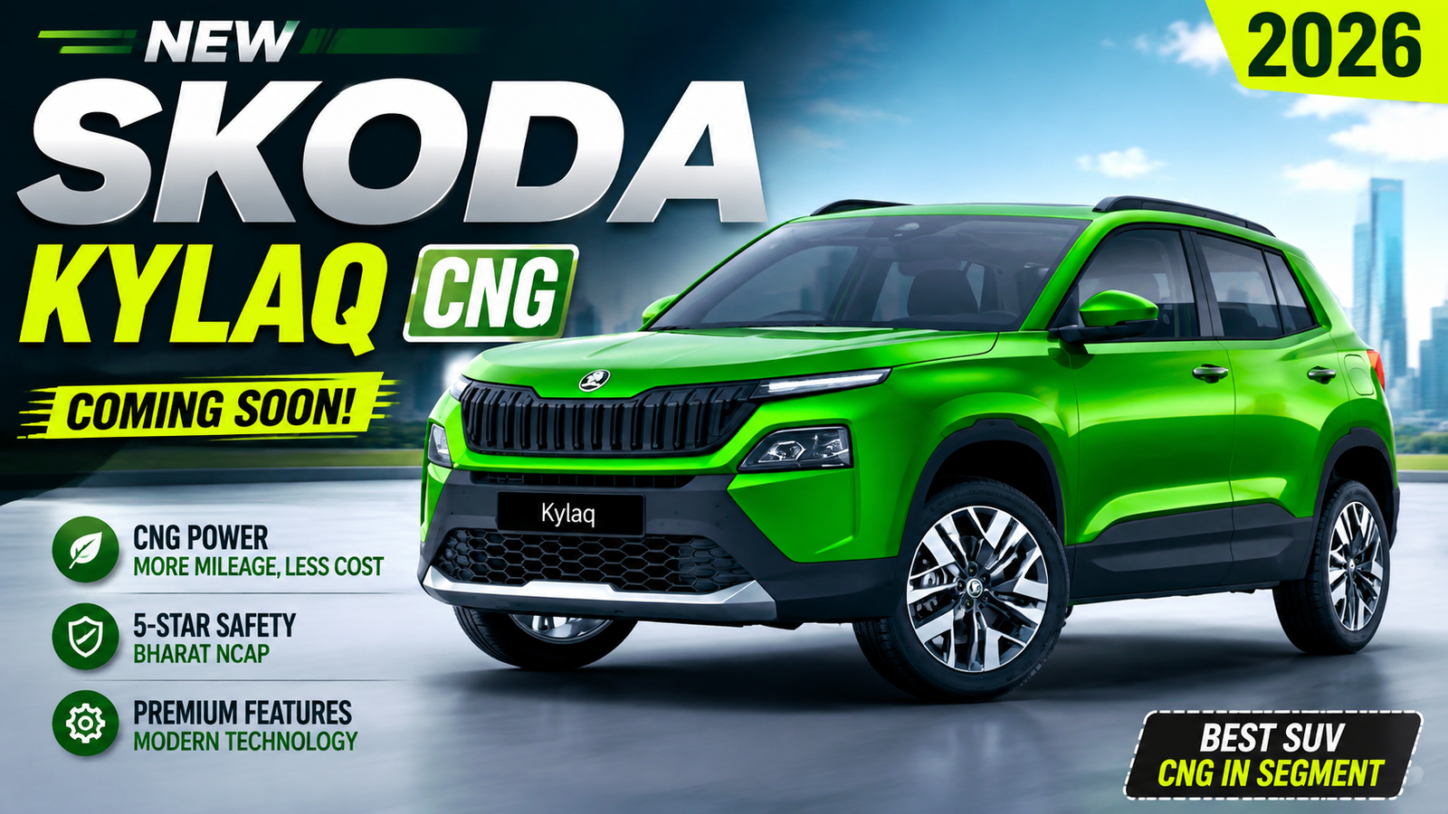 Skoda Kyalq CNG 2026