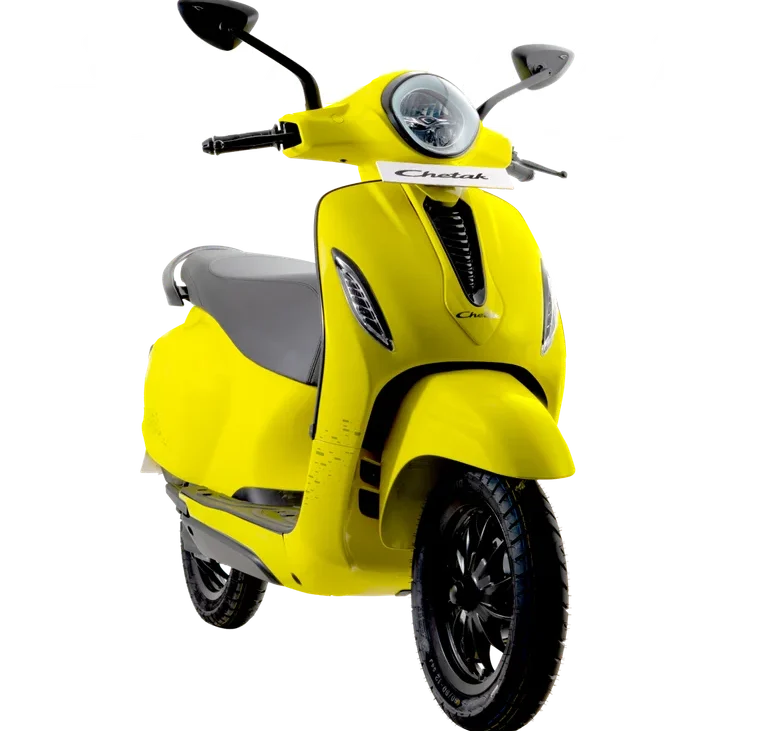 bajaj Chetak Yellow Colour