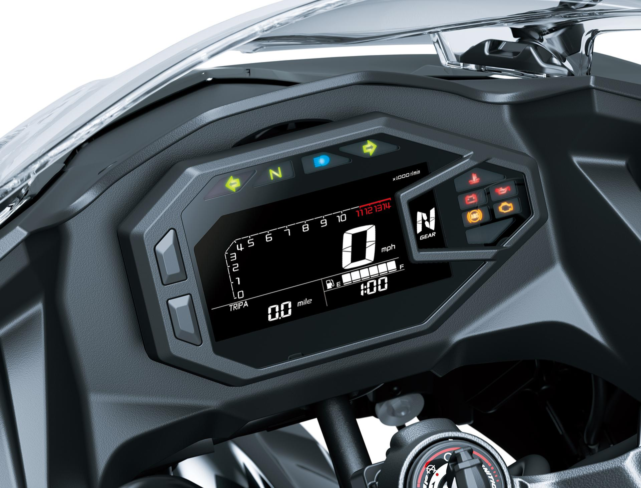 Kawasaki Ninja 500 LCD Instrument Cluster
