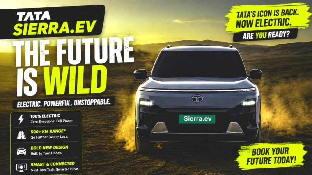 New Tata Sierra EV 2026