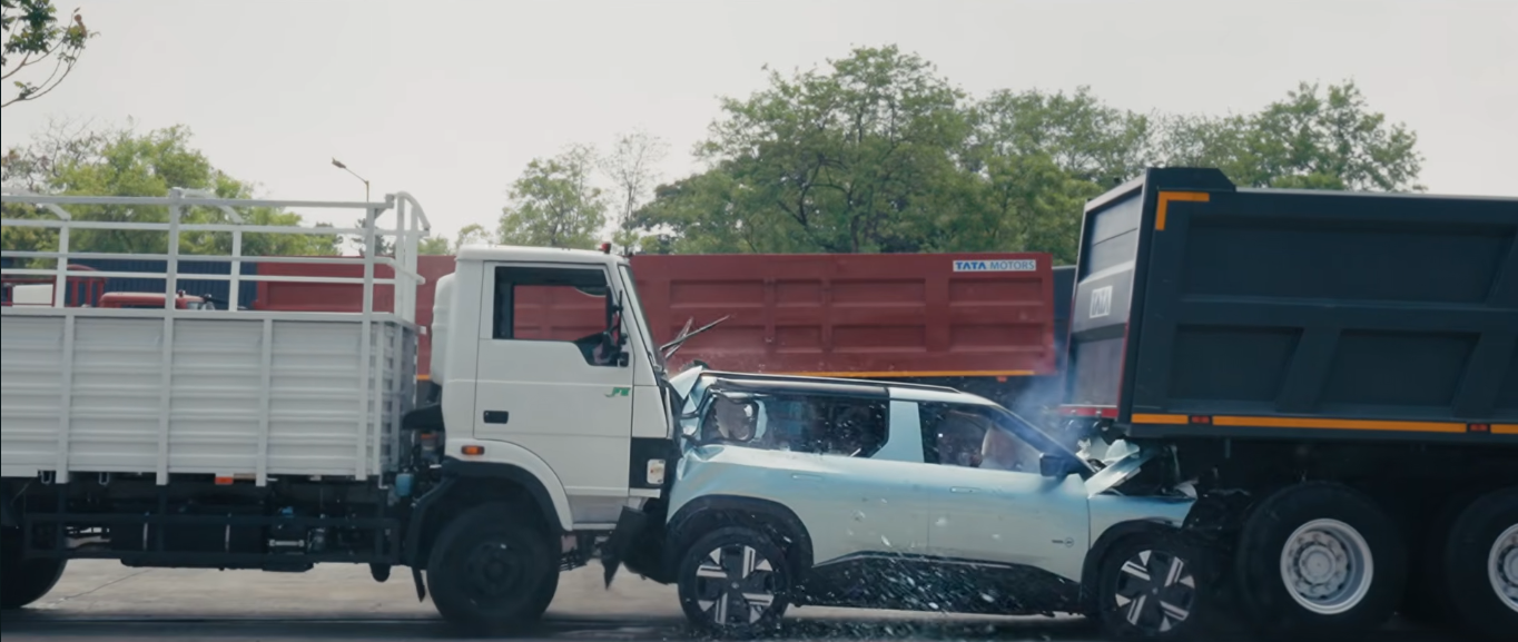 Tata Sierra ev Crash Test