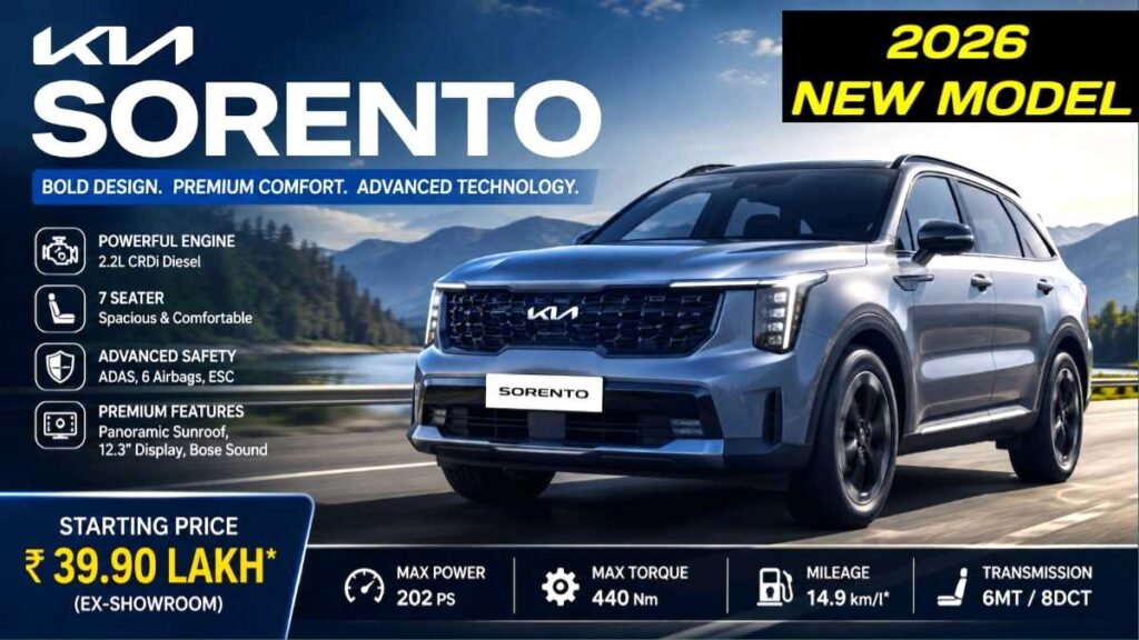 Kia Sorento India 7 Seater