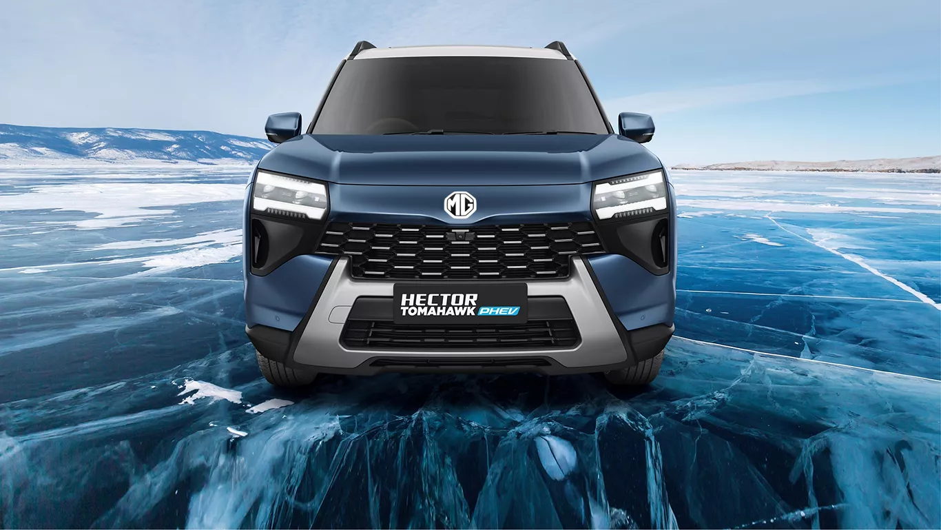 MG Hector Tomahawk PHEV Front