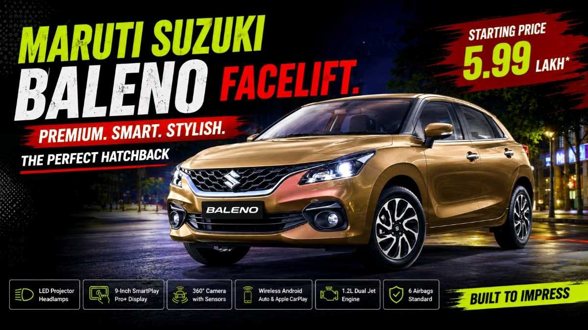New Maruti Suzuki Baleno Facelift