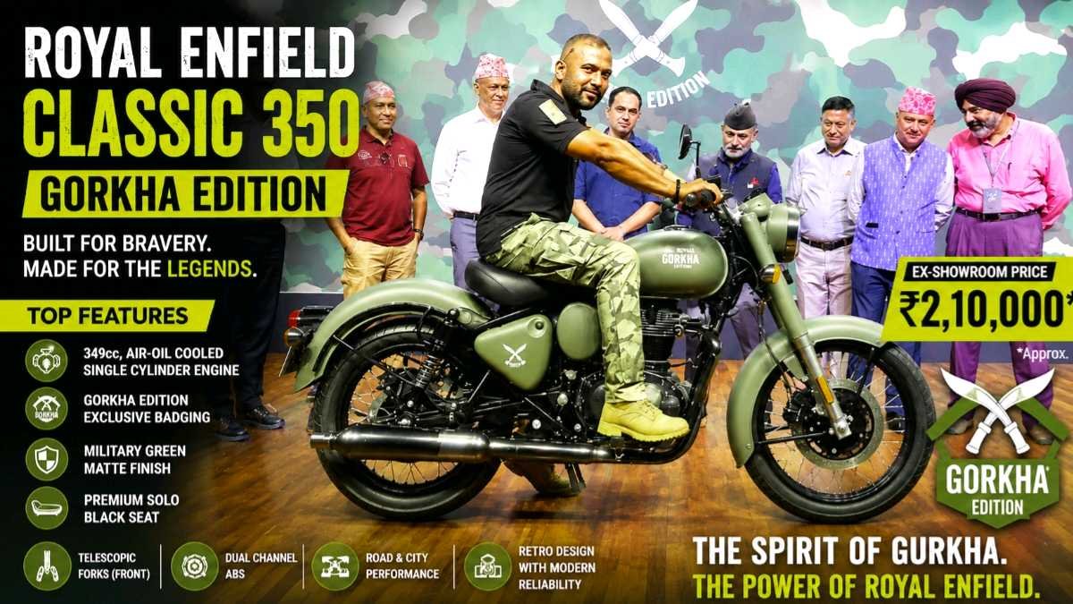 Royal Enfield Classic 350 Gorkha Edition